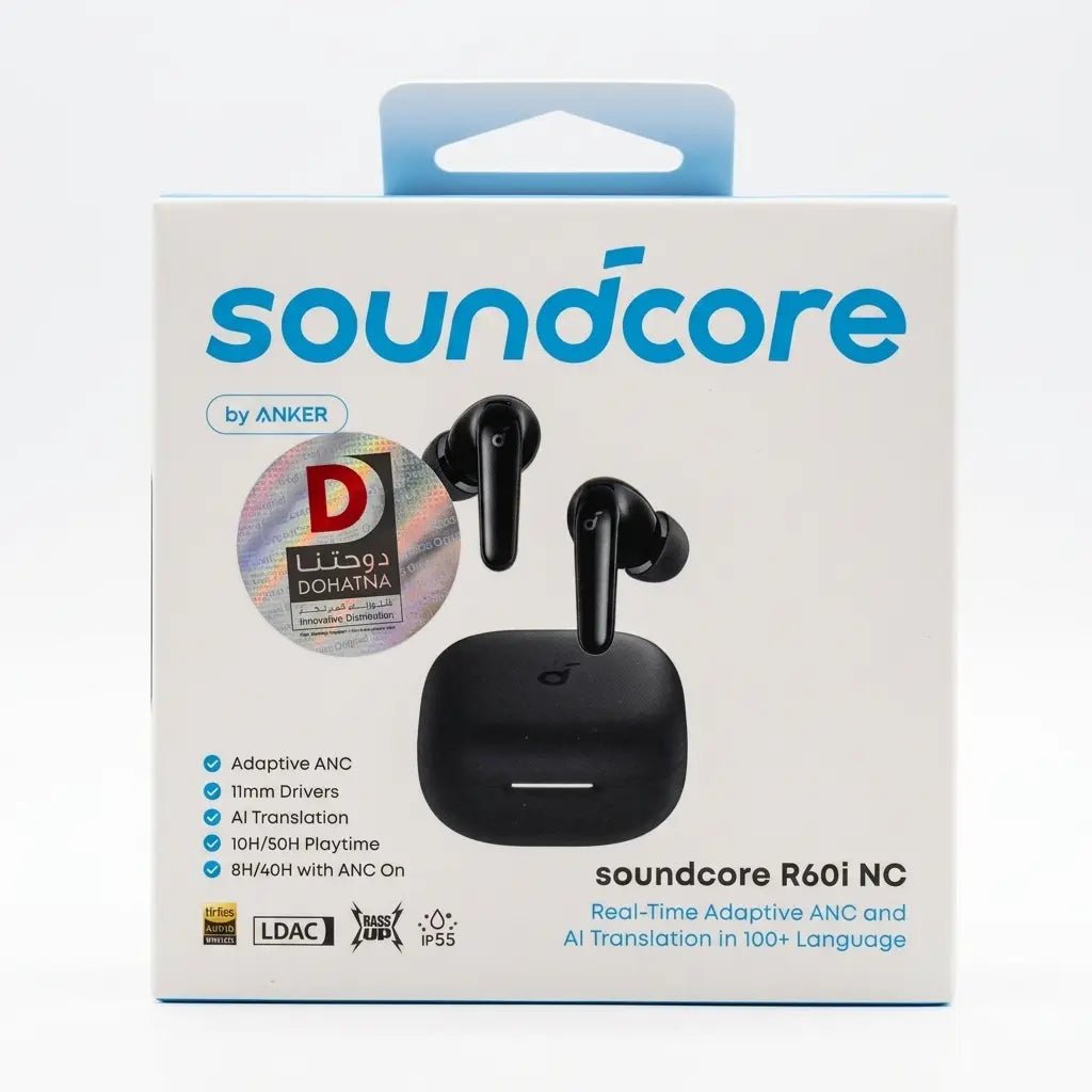 Anker Soundcore R60i NC Earbuds with ANC & AI Translation - Dohans Essentials - qatar