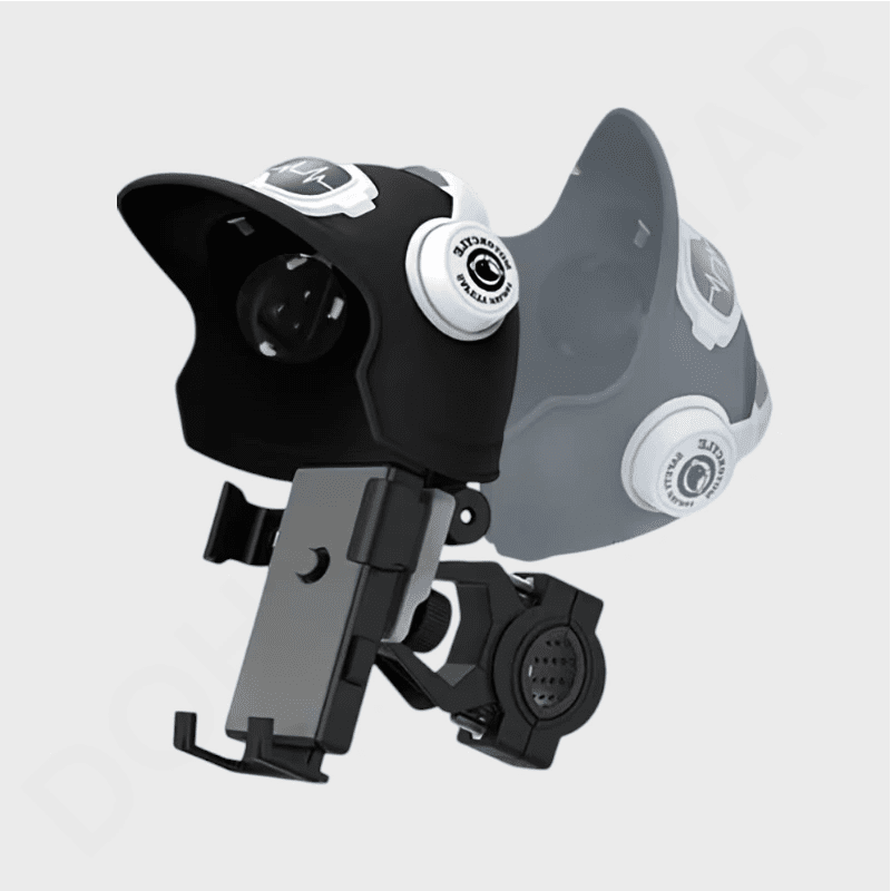 Anti-Shake Bike & Motorcycle Phone Holder with Sunshade, Rainproof & Windproof Protection - Dohans Essentials - qatar