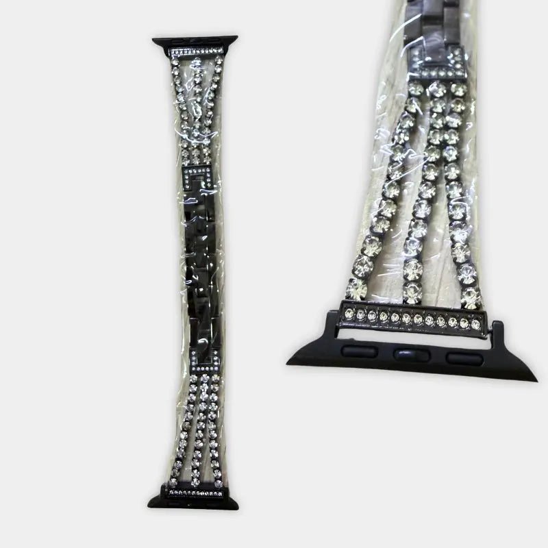 Apple Watch 42 - 49mm Ladies Crystal Strap Qatar - Dohans Mobile & Tab Accessories - qatar