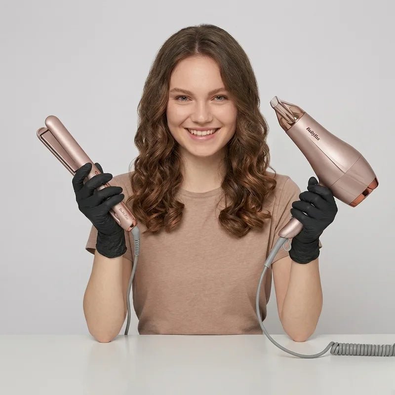 BaByliss 5514PSDE Style Collection Bundle Hair Dryer & Straightener Set - Dohans Essentials - qatar