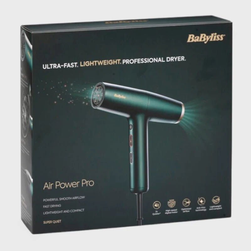 BaByliss Air Power Pro Hair Dryer D6555DSDE - Dohans Essentials - qatar
