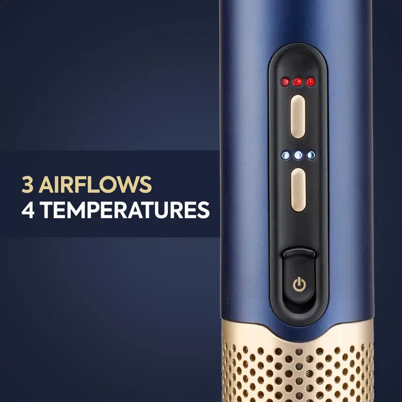 BaByliss Air Wand 3-in-1 Hair Dryer | Straightener & Hot Air Brush with Ion Technology & High-Speed Digital Motor - Dohans Essentials - qatar