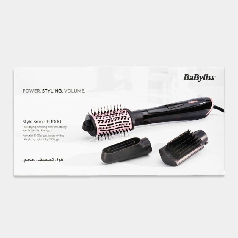 BaByliss hair styling tool with attachments on a white background