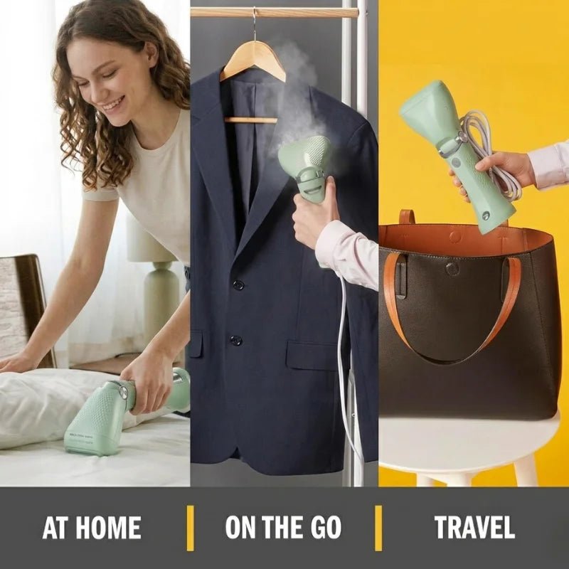 BaByliss GSC24SDE 1200W Dual Voltage Travel Garment Steamer Handheld Compact - Dohans Essentials - qatar