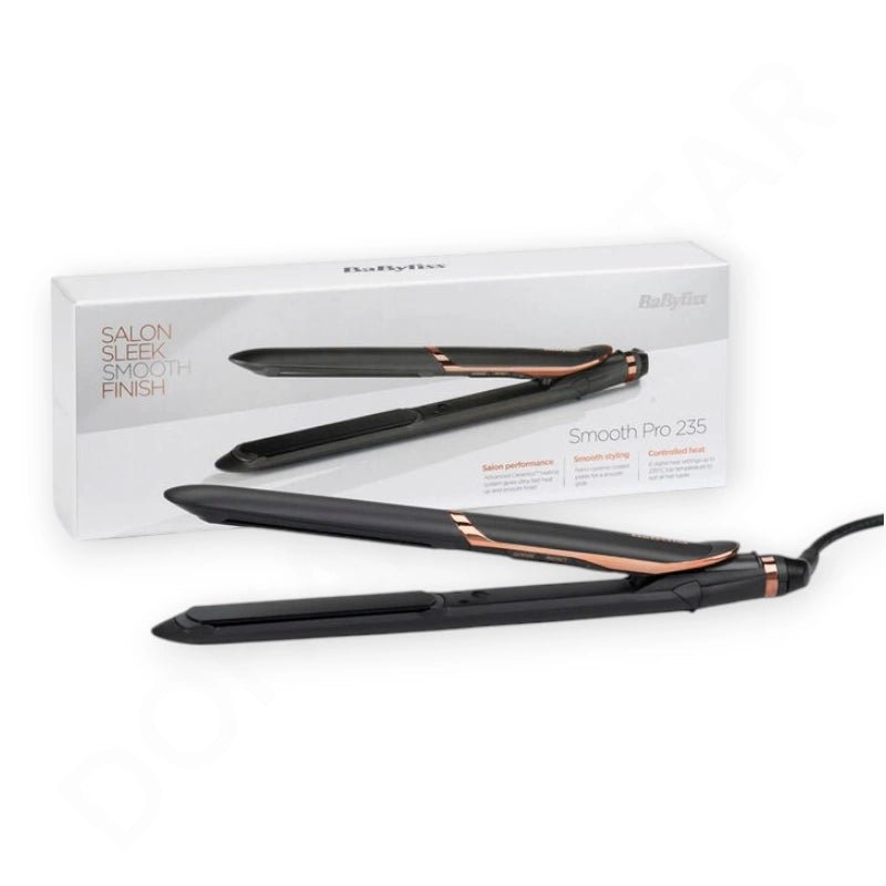 BaByliss Smooth Pro 235 Hair Straightener ST394SDE - Dohans Essentials - qatar