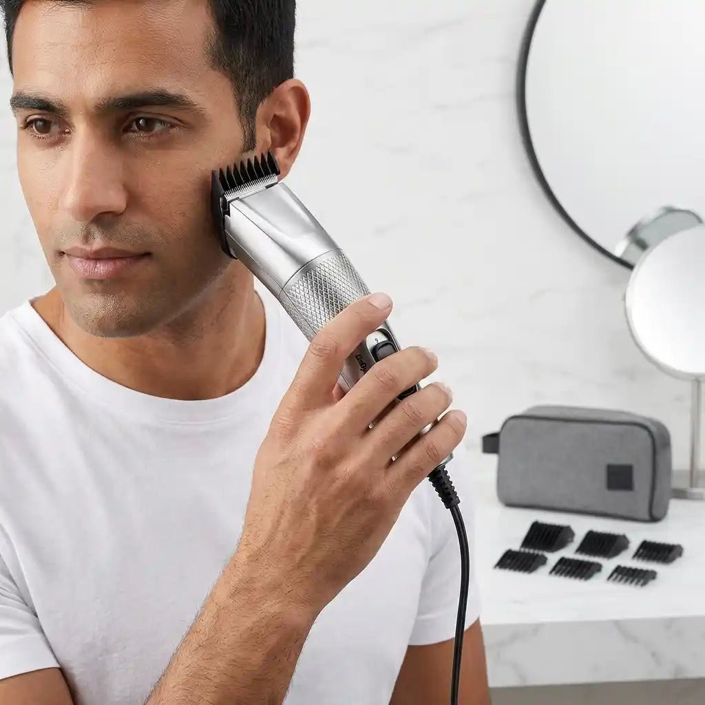 BaBylissMen Hair Clipper & Mini Trimmer Set 7755PSDE - Dohans Essentials - qatar