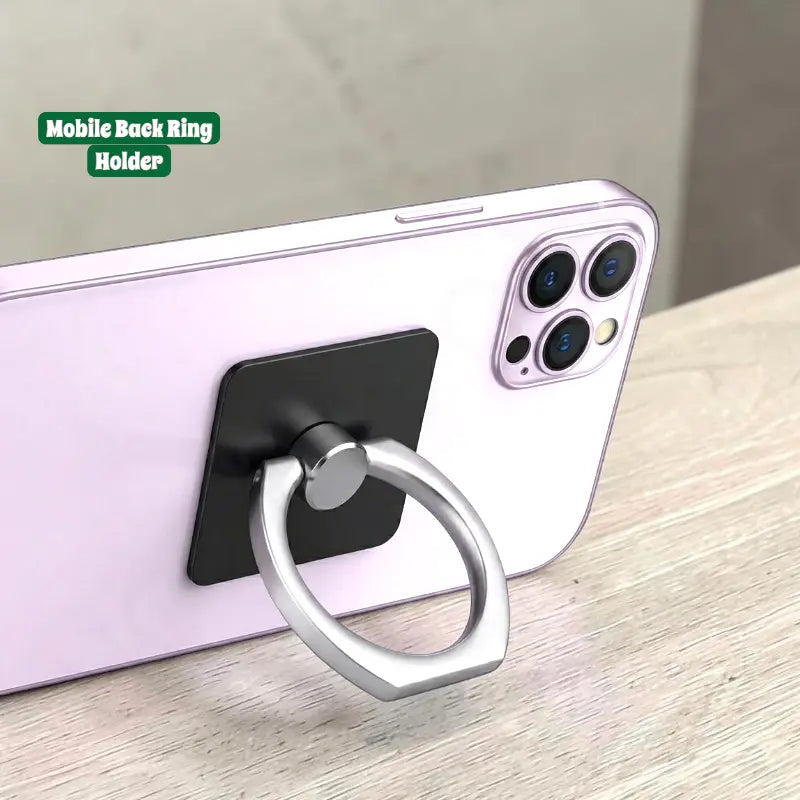Metal Phone Ring Holder 360° Rotating Anti-Drop Secure Stand