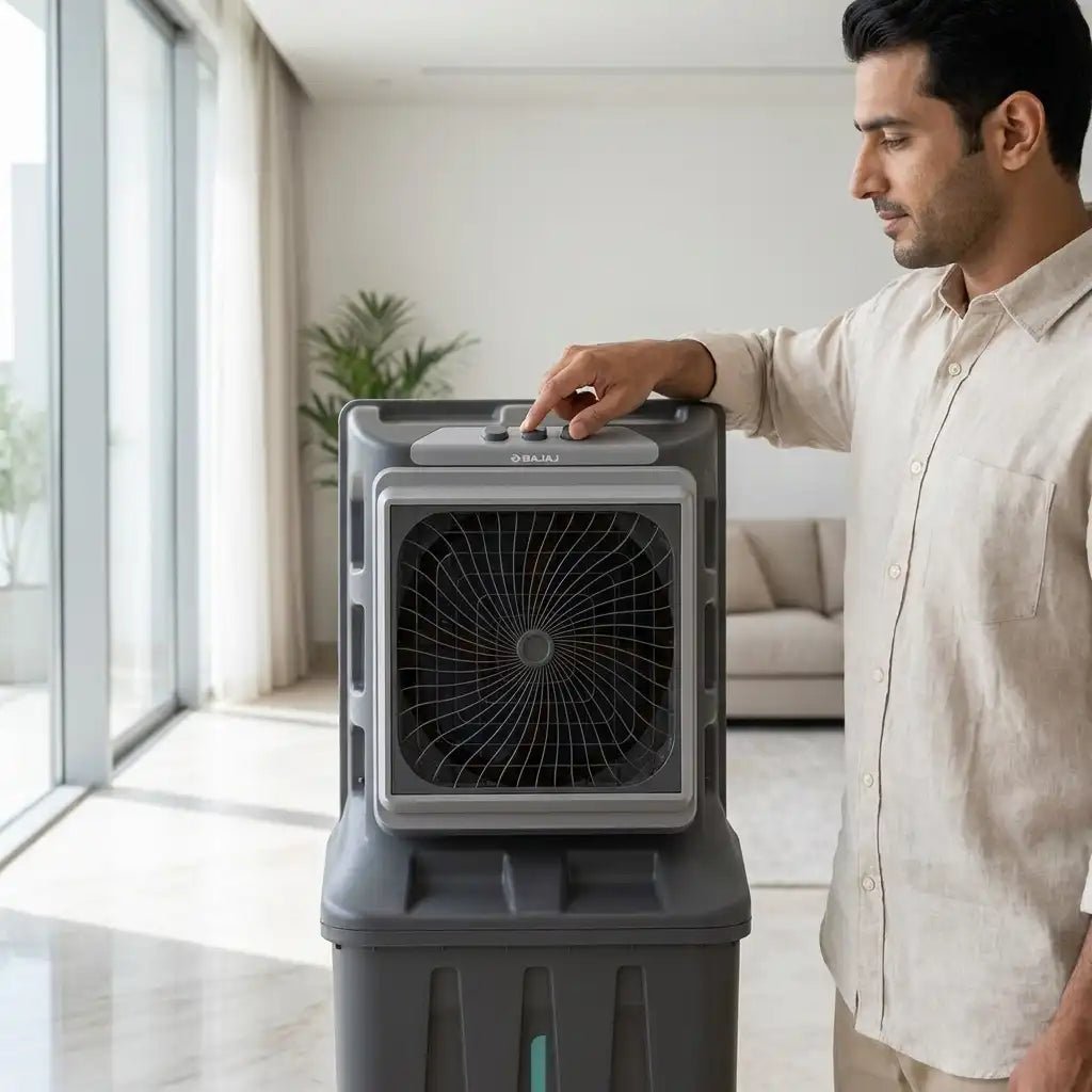 Bajaj Xforce 100L Semi - Commercial Desert Air Cooler - Dohans Essentials - qatar