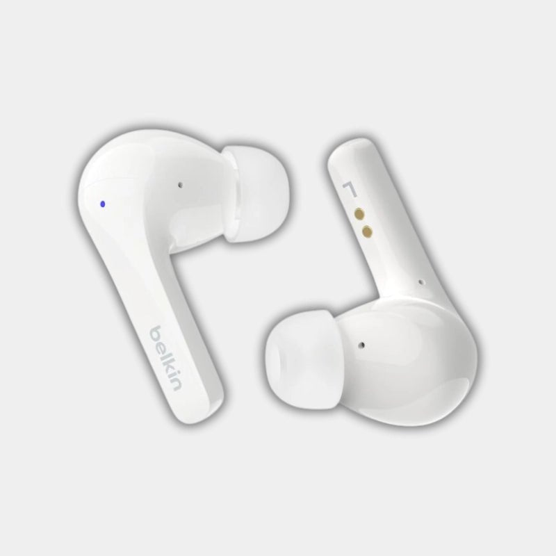 Belkin SoundForm Motion True Wireless Earbuds - Dohans Qatar - White - qatar
