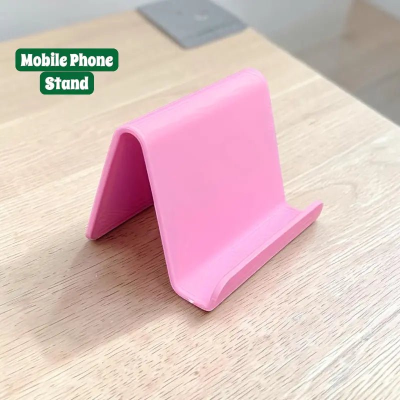 Cute Plastic Desk Mobile Phone Stand Holder - Dohans Essentials - Pink - qatar
