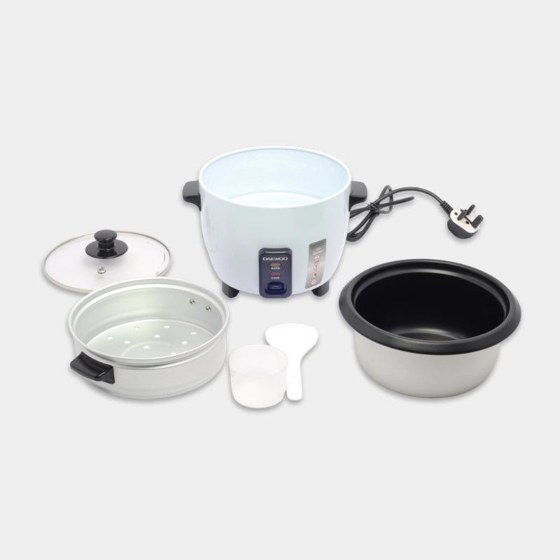 DAEWOO 1.0L Rice Cooker with Steamer DRC 4100 - Dohans Essentials - qatar