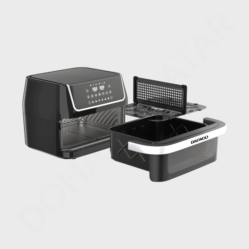 DAEWOO 10L Single Basket Air Fryer with Separator DAF 1030 - Dohans Essentials - qatar
