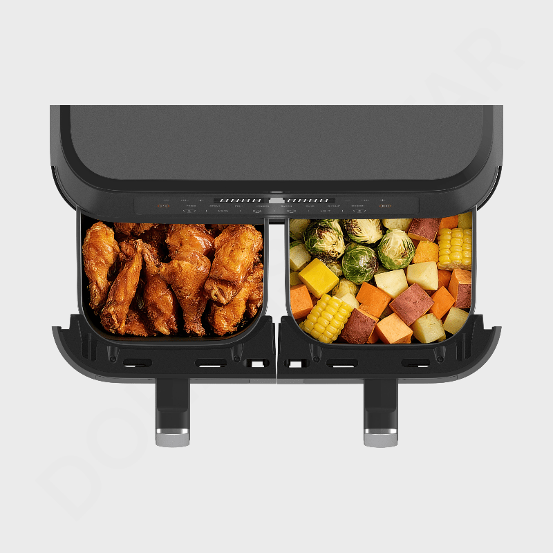 DAEWOO 11L Dual Basket Digital Air Fryer DAF 1126 - Dohans Essentials - qatar