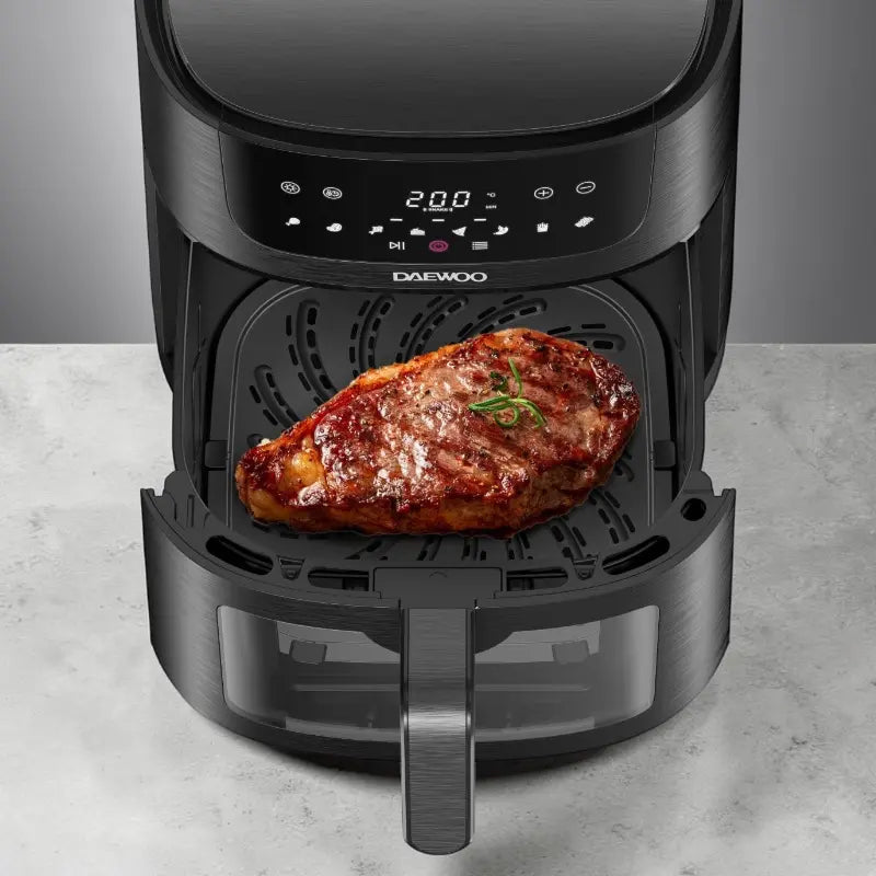 Daewoo 8L Digital Air Fryer with Viewing Window DAF - 8007 - Dohans Essentials - qatar