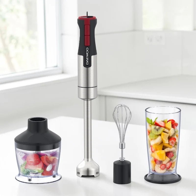Daewoo DHB - 3212 1200W Hand Blender & Chopper 3 - in - 1 - Dohans Essentials - qatar