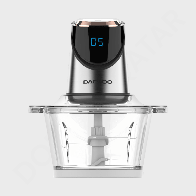 DAEWOO Digital Food Chopper Glass + Stainless Steel Bowl DFC 227D - Dohans Essentials - qatar