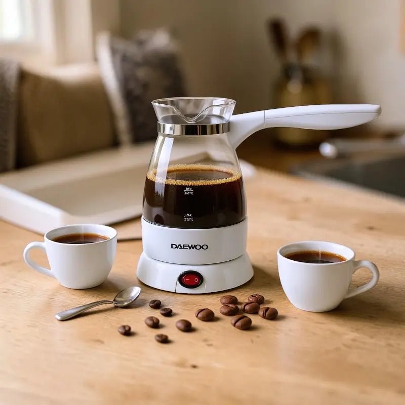 Daewoo DTM 8014 Glass Turkish Coffee Maker Qatar Dohans Essentials daewoo-dtm-8014-glass-turkish-coffee-maker-qatar-dohans-essentials