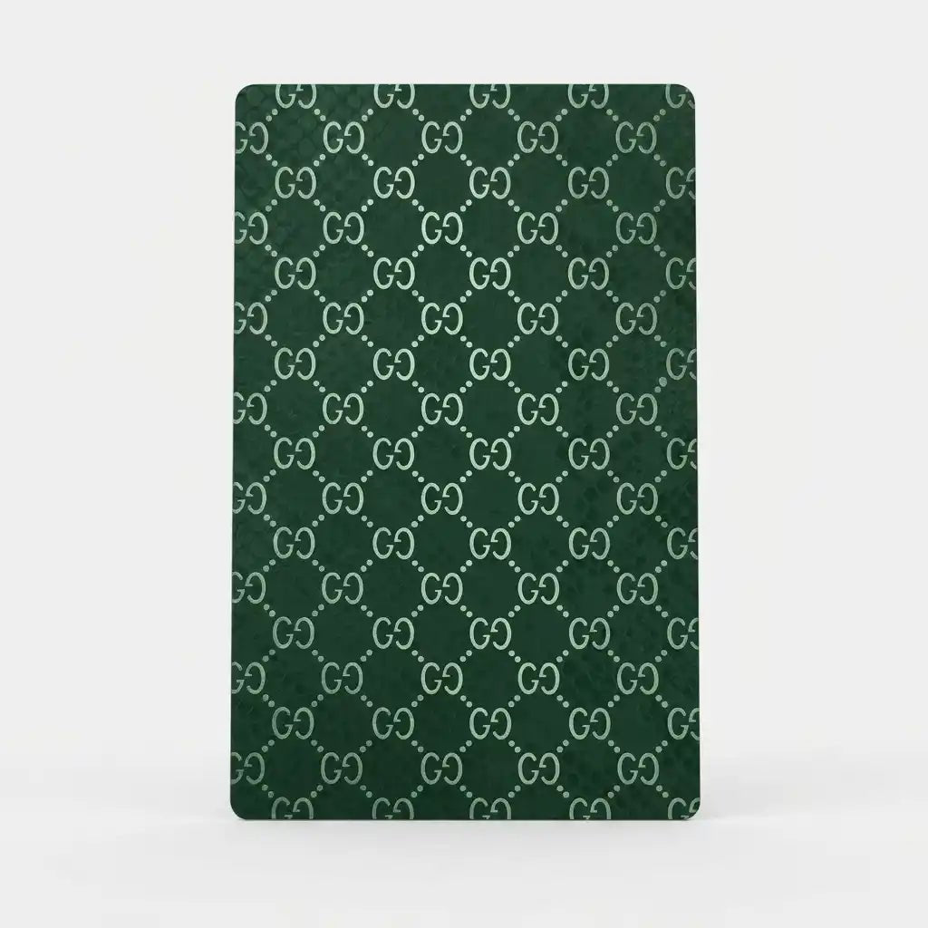 Dark Green Panel Premium Leather Skin Sticker for Mobile Phone - Dohans Essentials - qatar