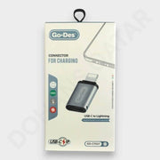 Go-Des Connector USB-C To Lightning Adapter - Adapters available at Dohans Qatar