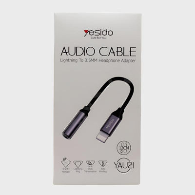 Yesido Lightning To 3.5MM Headphone Adapter