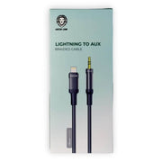 Green Lion Lightning To Aux 1 Meter Cable - Audio Cable available at Dohans Qatar