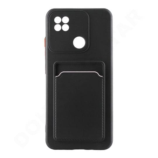 Dohans Black Xiaomi Redmi 9C Card Holder Case & Cover