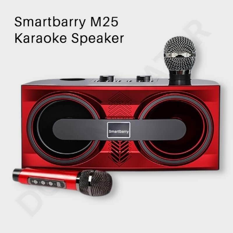Smartbarry M25 Karaoke Speaker - Bluetooth Speaker available at Dohans Qatar