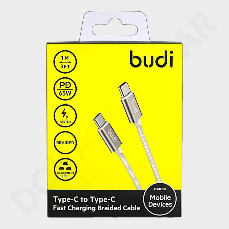 Budi PD 65W Type-C To C Data Cable - Chargers available at Dohans Qatar