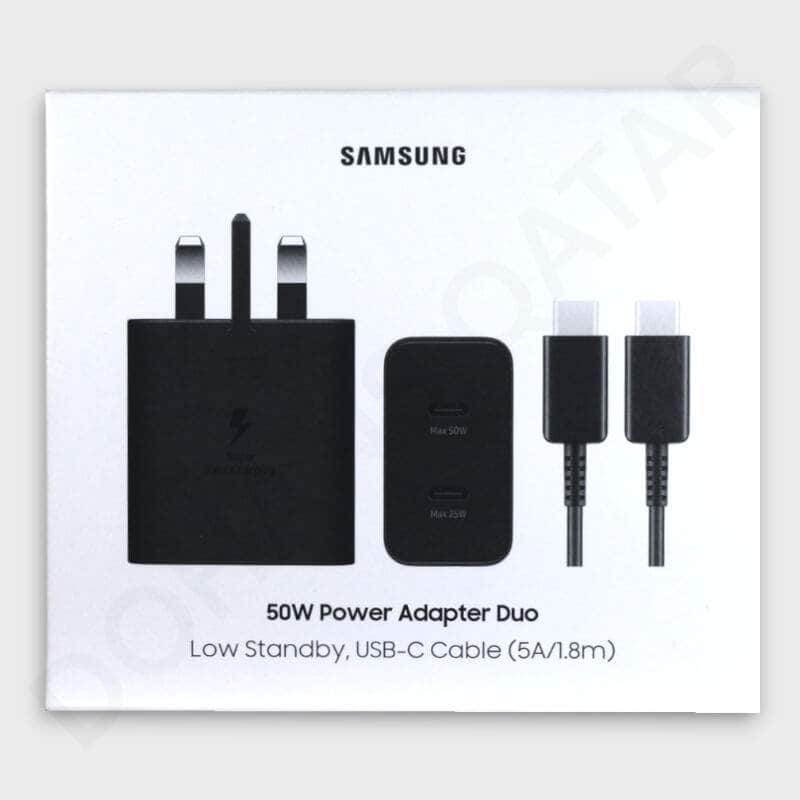 Samsung Adapter (EP-T5020) 50 Watt Power Duo Charger - Chargers available at Dohans Qatar