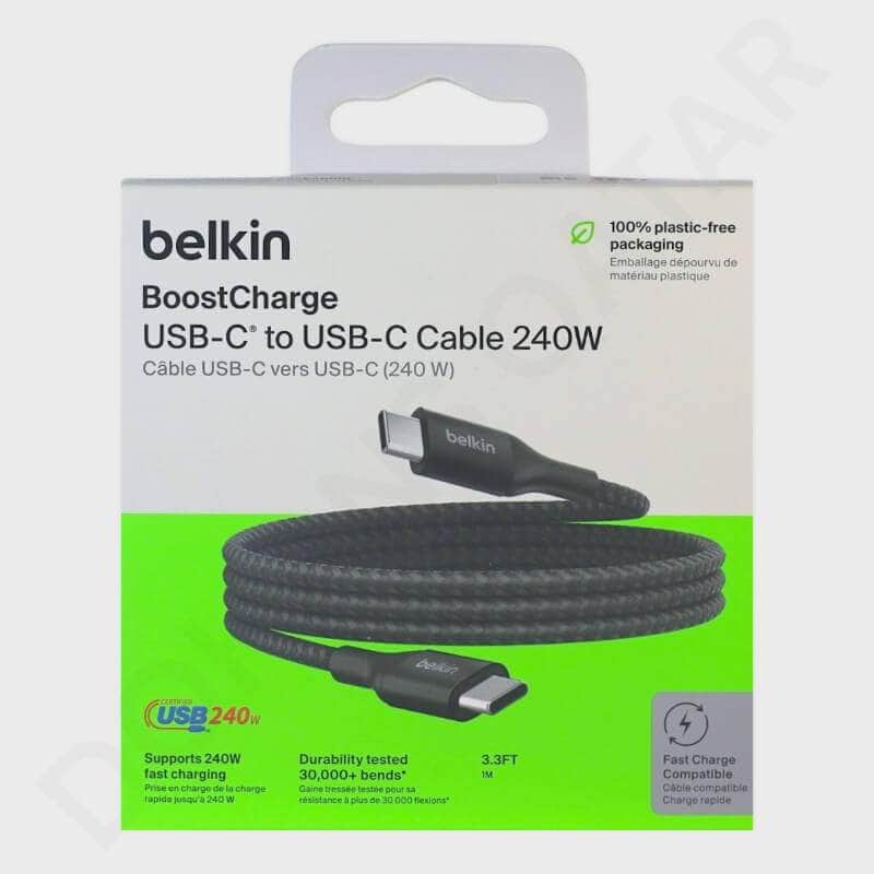 Belkin Boost Charge 240W Type-C To Type-C Data Cable - Data Cable available at Dohans Qatar