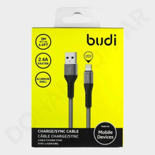 كابل بيانات USB A إلى Lightning بطول 2 متر من Budi