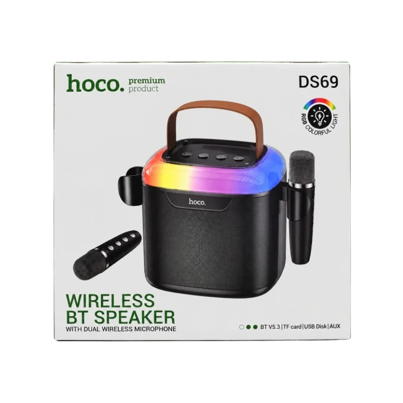 hoco DS69 Wireless Speaker with Dual Microphones