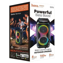 hoco DS76 Powerful Bass Boost Outdoor Speaker | RGB Lights