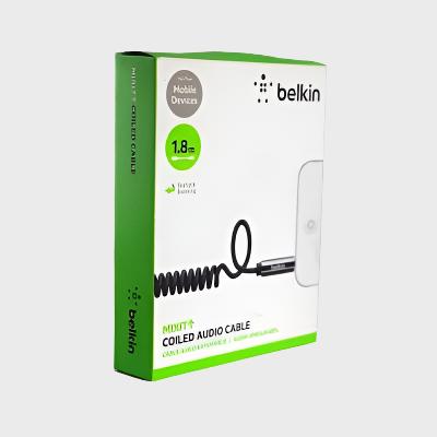 Belkin Coiled Audio Cable 1.8m Dohans