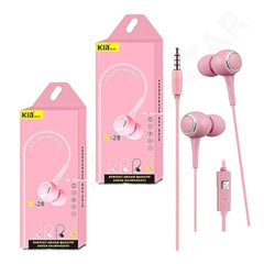 Dohans Earphone Pink 3.5mm K28 Kin Earphone