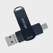 Green Lion 4 in 1 Pro USB-C & Type-C Multi Port 256GB Flash Drive Dohans