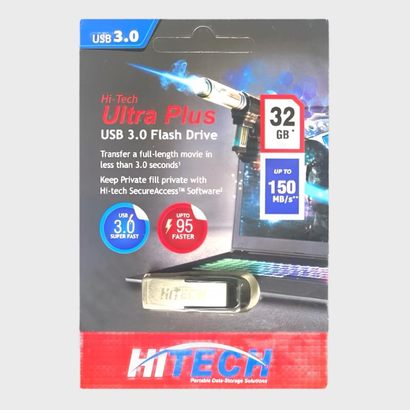 Hi Tech 32GB USB 3.0 Ultra Plus Flash Drive UPTO 95 Faster Dohans