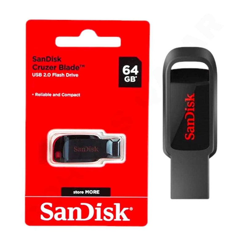 SanDisk Cruzer Blade 64GB USB 2.0 Flash Drive Dohans