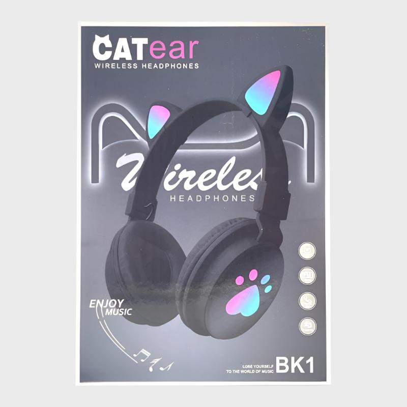 Dohans Headphones Cat Ear BK1 Wireless Bluetooth Headphone
