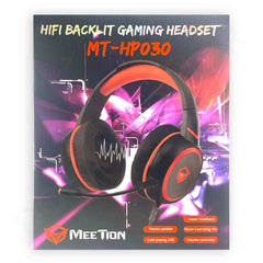 Dohans Headphones Meetion MT-HP030 Hifi Backlit Gaming Stereo Speaker with Noise Canceling Mic Headphone