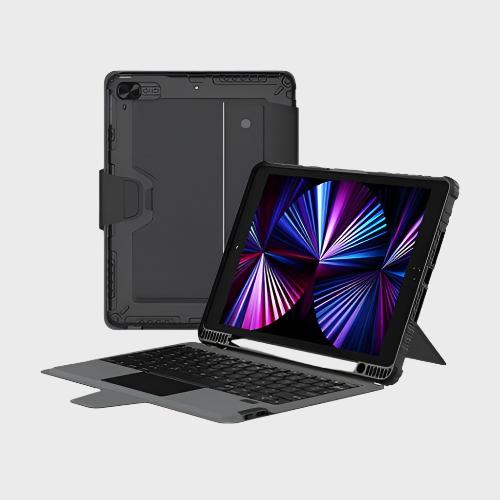 Dohans iPad Cover Apple iPad 10.2 2019 / 2020 / 2021 Bumper Combo Keyboard Cover & Case
