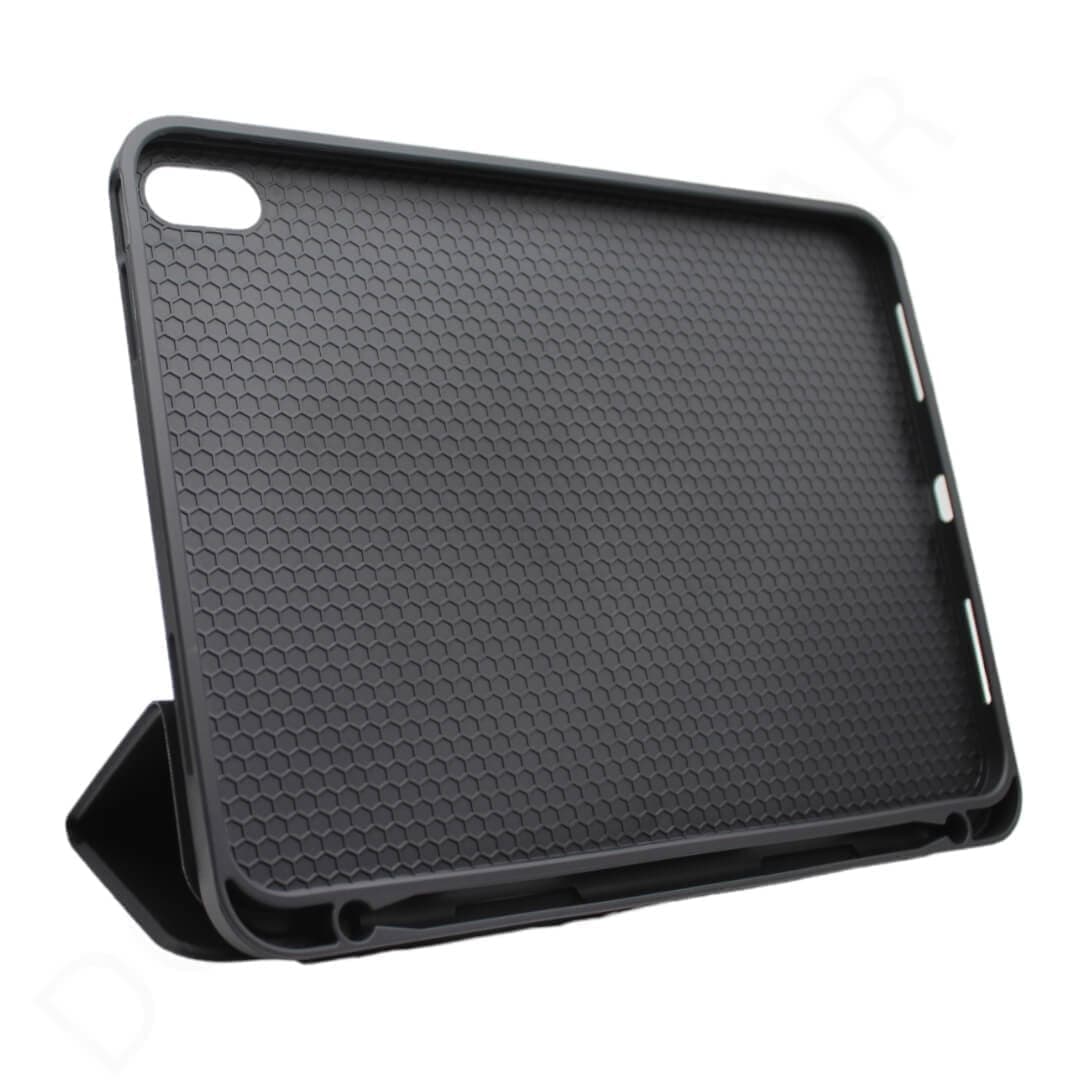 Dohans iPad Cover Black iPad 10.9 10th Gen Pen Holder Book Case & Cover