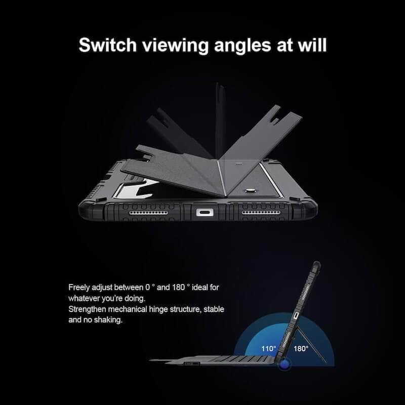 iPad 10/10.9 2022 Bumper Combo Keyboard Backlit Version Cover & Case Dohans