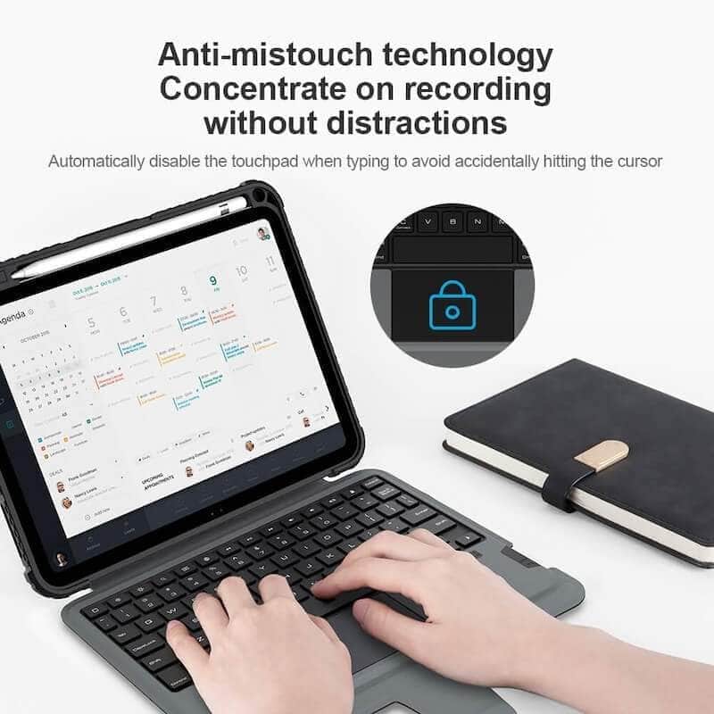 iPad Air 10.9 2020 / Air 4 / Air 5 / Pro 11 2020 / 2021 / 2022 Nillkin Combo Keyboard (Backlit Version) Cover & Case - iPad Covers available at Dohans Qatar