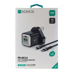 Admos 20W PD Lightning Charger With 30W PD Cable Dohans