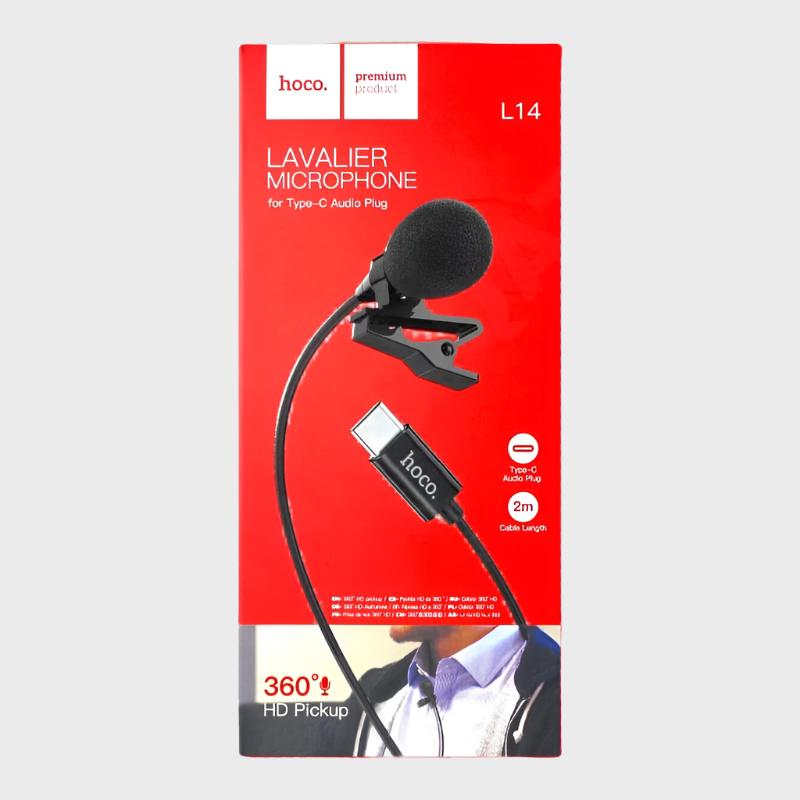 Hoco L14 Type-C Lavalier Microphone Dohans