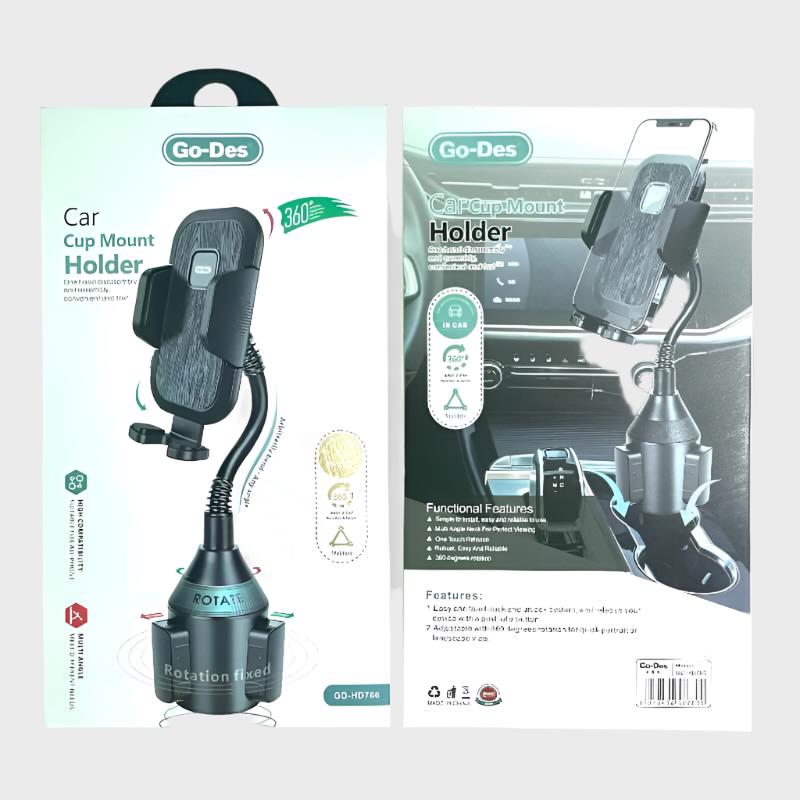 Go Des 360 Any View Stabilize Multi Angle Car Cup Mount Holder Dohans
