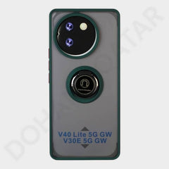 Dohans Mobile Phone Accessories Green Vivo V40 Lite Magnetic Ring Cover & Case