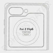 Samsung Galaxy Z Flip 6 Magsafe Clear Cover & Case - Mobile Phone Cases available at Dohans Qatar
