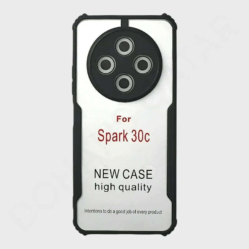 Techno Spark 30C Protective Back Cover & Case - Mobile Phone Accessories available at Dohans Qatar